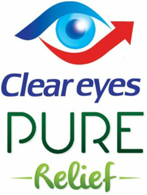 CLEAR EYES PURE RELIEF Logo (USPTO, 27.10.2015)