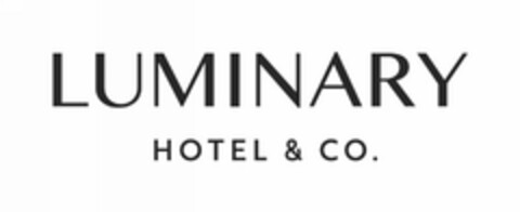 LUMINARY HOTEL & CO. Logo (USPTO, 13.04.2017)