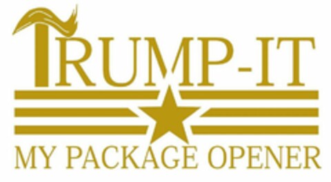 TRUMP-IT MY PACKAGE OPENER Logo (USPTO, 27.07.2017)