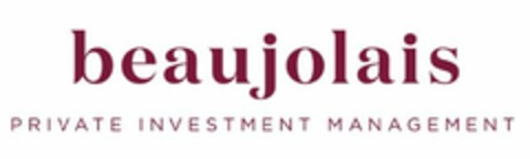BEAUJOLAIS PRIVATE INVESTMENT MANAGEMENT Logo (USPTO, 23.01.2018)