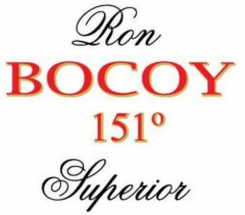 RON BOCOY 151 SUPERIOR Logo (USPTO, 21.04.2018)