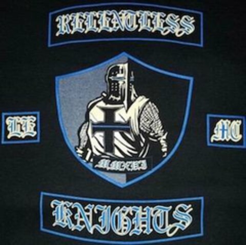 RELENTLESS KNIGHTS LE MC Logo (USPTO, 05/14/2018)