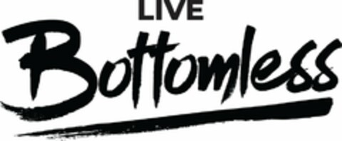 LIVE BOTTOMLESS Logo (USPTO, 04/22/2019)