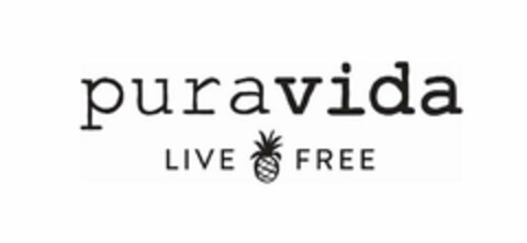 PURA VIDA LIVE FREE Logo (USPTO, 20.06.2019)