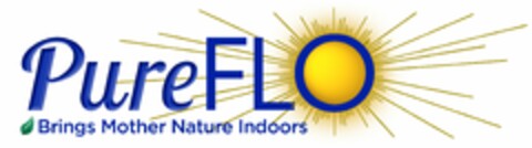 PUREFLO BRINGS MOTHER NATURE INDOORS Logo (USPTO, 09/10/2019)