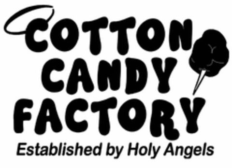 COTTON CANDY FACTORY ESTABLISHED BY HOLY ANGELS Logo (USPTO, 05.11.2019)