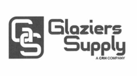 GS GLAZIERS SUPPLY A CRH COMPANY Logo (USPTO, 03/12/2020)