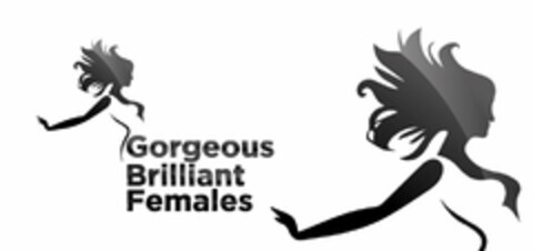 GORGEOUS BRILLIANT FEMALES Logo (USPTO, 07/22/2020)