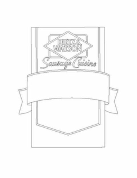 DIETZ & WATSON SAUSAGE CUISINE Logo (USPTO, 12.01.2010)