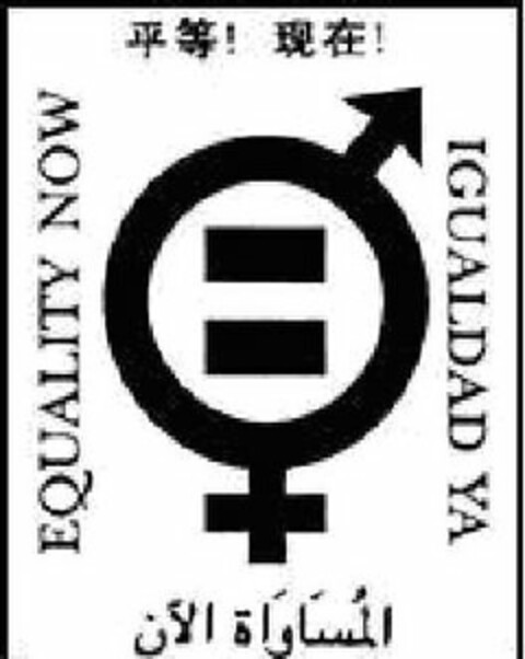 EQUALITY NOW IGUALDAD YA Logo (USPTO, 10/29/2010)