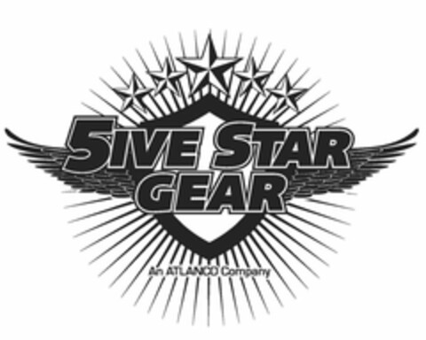 5IVE STAR GEAR AN ATLANCO COMPANY Logo (USPTO, 23.11.2010)