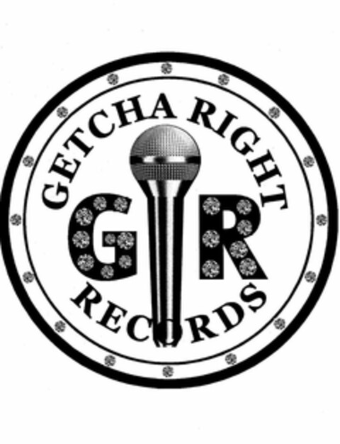 GETCHA RIGHT RECORDS G R Logo (USPTO, 01.04.2011)