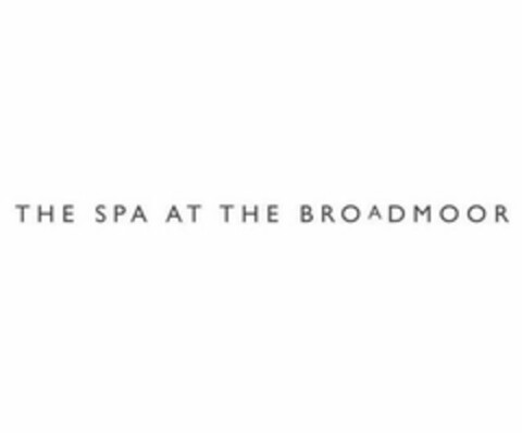 THE SPA AT THE BROADMOOR Logo (USPTO, 21.09.2012)