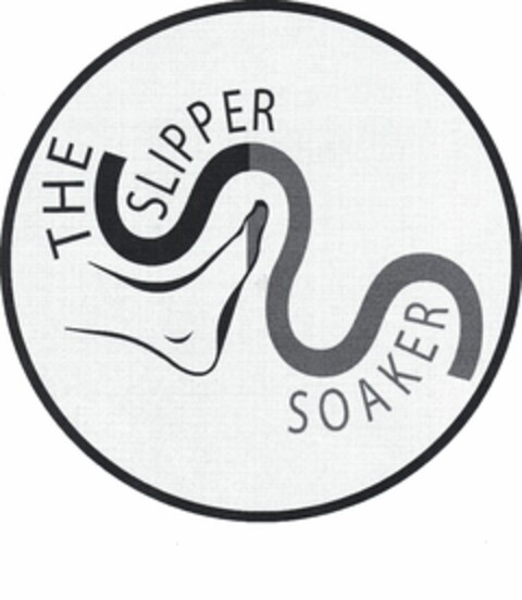 THE SLIPPER SOAKER Logo (USPTO, 05/07/2013)