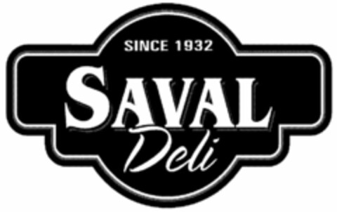 SAVAL DELI SINCE 1932 Logo (USPTO, 18.07.2013)