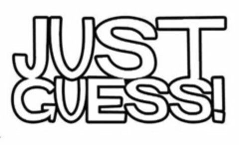 JUST GUESS! Logo (USPTO, 25.07.2013)