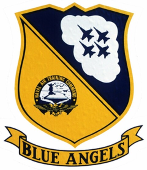 NAVAL AIR TRAINING COMMAND BLUE ANGELS Logo (USPTO, 04.12.2013)
