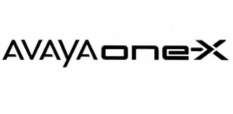 AVAYA ONE-X Logo (USPTO, 04.04.2014)