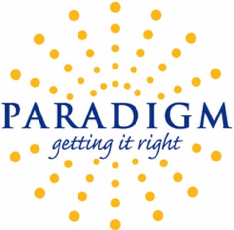 PARADIGM GETTING IT RIGHT Logo (USPTO, 30.05.2014)