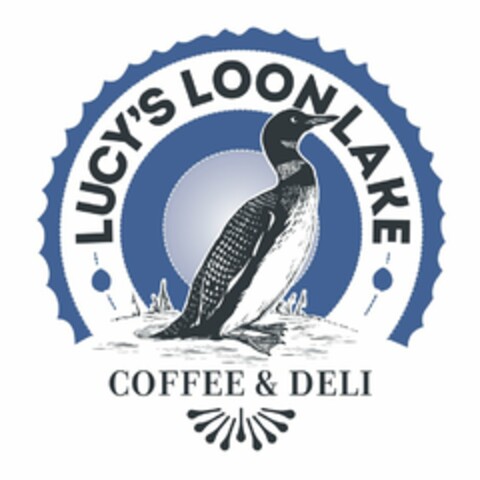 LUCY'S LOON LAKE COFFEE & DELI Logo (USPTO, 19.03.2015)