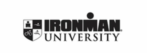 IRONMAN UNIVERSITY Logo (USPTO, 30.06.2015)