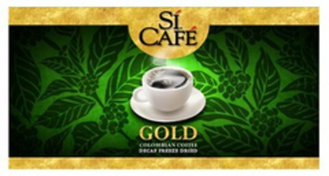 SI CAFE GOLD COLOMBIAN COFFEE DECAF FREEZE DRIED Logo (USPTO, 10.09.2015)