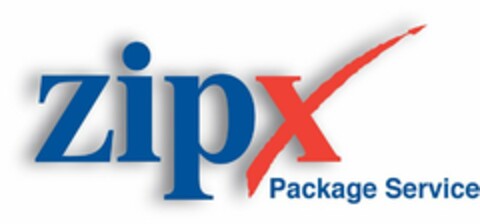 ZIPX PACKAGE SERVICE Logo (USPTO, 06.01.2016)