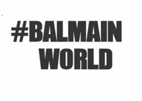 #BALMAIN WORLD Logo (USPTO, 16.02.2016)