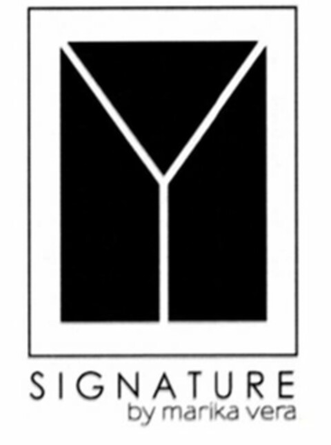SIGNATURE BY MARIKA VERA Y Logo (USPTO, 18.08.2016)