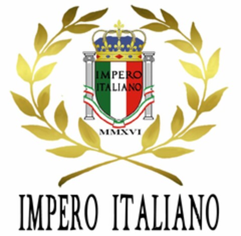IMPERO ITALIANO MMXVI IMPERO ITALIANO Logo (USPTO, 01/13/2017)