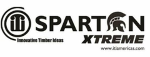 ITI SPARTAN XTREME INNOVATIVE TIMBER IDEAS WWW.ITIAMERICAS.COM Logo (USPTO, 11/27/2017)