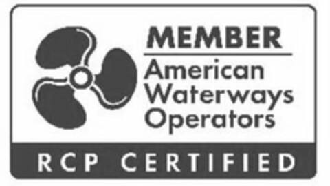 MEMBER AMERICAN WATERWAYS OPERATORS RCPCERTIFIED Logo (USPTO, 05.12.2017)