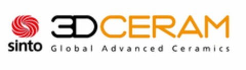 SINTO 3DCERAM GLOBAL ADVANCED CERAMICS Logo (USPTO, 20.11.2018)