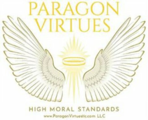 PARAGON VIRTUES HIGH MORAL STANDARDS WWW.PARAGONVIRTUESLLC.COM LLC Logo (USPTO, 11.05.2019)