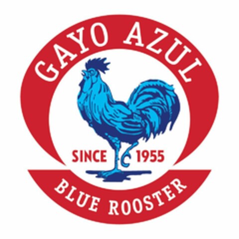 GAYO AZUL BLUE ROOSTER SINCE 1955 Logo (USPTO, 13.08.2019)