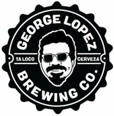 GEORGE LOPEZ BREWING CO. TA LOCO CERVEZA Logo (USPTO, 08/15/2019)