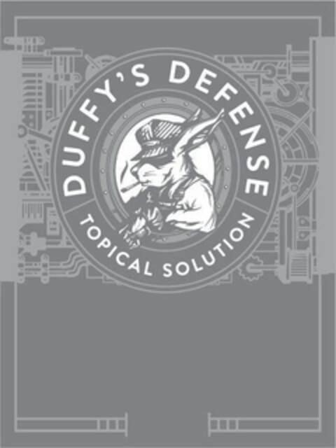 DUFFY'S DEFENSE TOPICAL SOLUTION Logo (USPTO, 01.05.2020)