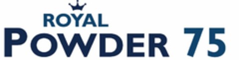 ROYAL POWDER 75 Logo (USPTO, 04/07/2009)