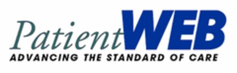 PATIENTWEB ADVANCING THE STANDARD OF CARE Logo (USPTO, 27.01.2010)