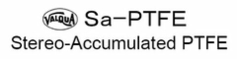 VALQUA SA-PTFE STEREO-ACCUMULATED PTFE Logo (USPTO, 24.05.2010)