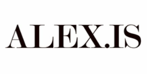 ALEX.IS Logo (USPTO, 02.09.2010)