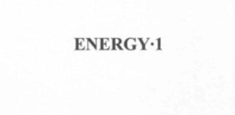 ENERGY 1 Logo (USPTO, 14.12.2010)