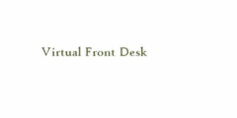 VIRTUAL FRONT DESK Logo (USPTO, 14.04.2011)