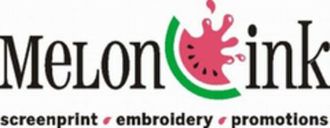 MELON INK SCREENPRINT EMBROIDERY PROMOTIONS Logo (USPTO, 04/23/2011)