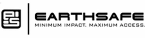 ES EARTHSAFE MINIMUM IMPACT. MAXIMUM ACCESS. Logo (USPTO, 26.05.2011)