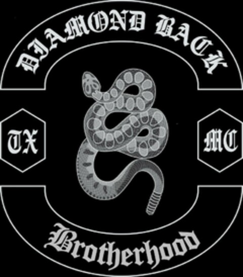 DIAMOND BACK TX MC BROTHERHOOD Logo (USPTO, 14.04.2012)