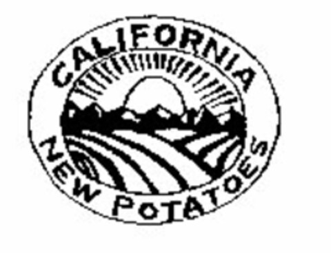 CALIFORNIA NEW POTATOES Logo (USPTO, 24.07.2012)