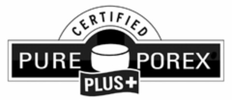 CERTIFIED PURE POREX PLUS + Logo (USPTO, 09.07.2015)