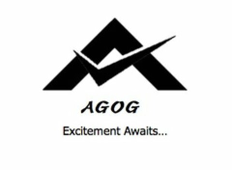 AGOG EXCITEMENT AWAITS... Logo (USPTO, 09/11/2015)