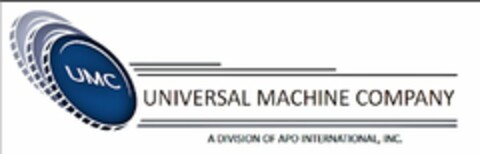UMC UNIVERSAL MACHINE COMPANY A DIVISION OF APO INTERNATIONAL, INC. Logo (USPTO, 10/22/2015)